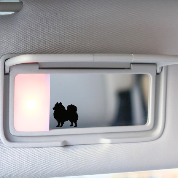 Tiny Pomeranian Decal: Car Window, Laptop, Water Bottle Decal