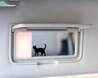 Tiny Cat Decal, Easter Egg Decal, Hidden Decal, Small Cat Sticker, Mini Cat Decal, Rearview Mirror Decal, Cat Mom Decal, Cat Lover Decal