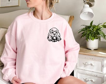 American Cocker Spaniel Sweatshirt, Cocker Spaniel Lover Gift, Cocker Spaniel Crewneck, Cocker Spaniel Mom Sweatshirt, Cocker Dad Shirt