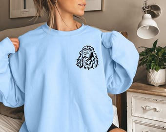 English Cocker Spaniel Sweatshirt, Cocker Spaniel Mom Crewneck, Cocker Spaniel Lover Gift, Cocker Spaniel Dad Shirt, Cocker Spaniel Gift