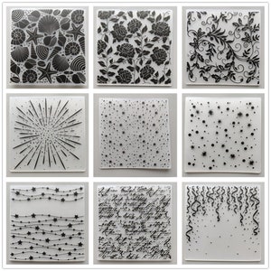 26 carpetas de relieve con diseño de fondo de flores para 2022, para hacer álbumes de papel, suministros para tarjetas, troqueles de corte de plástico a rayas para álbumes de recortes
