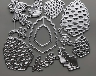 2022 NYA Kottar Löv Metall Skärmformar DIY Scrapbooking Prägling Papper Fotoalbum Stämplar Hantverk Mallar Form Schabloner