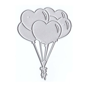 DzIxY Heart Balloon Metal Cutting Dies for Card Making Paper Embossing Die Cuts Sets Album Crafts 2023 New Templates Stencils
