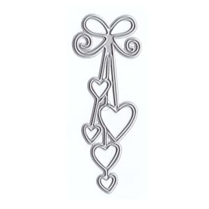 DzIxY Bow Tie Heart Fustelle in metallo per la creazione di biglietti Set di fustelle per goffratura di carta Album Crafts 2023 Nuovi modelli Stencil