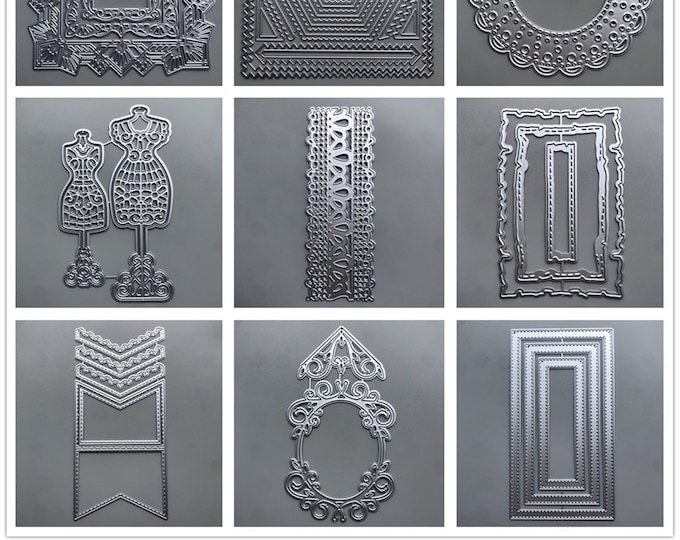 28x8cm Wave Border Metal Cutting Dies Stencils for 28x8cm Wave Border Metal Cutting Dies Stencils for
