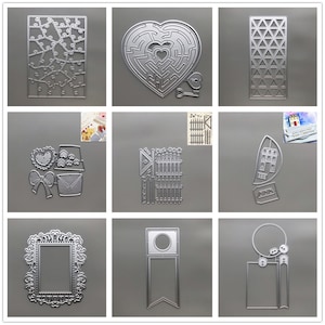 27 Design 2022 NUOVO Sfondo Fustelle in metallo Fai da te Scrapbooking Goffratura Carta Album fotografico Artigianato Modelli Stampo Stencil