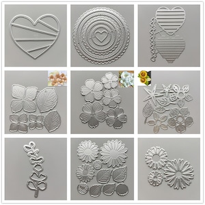 26 Design NUOVO Cucito Fiori Amore Metallo Fustelle Fai da Te Scrapbooking Goffratura Carta Cornice Timbri Modello Stampo Stencil