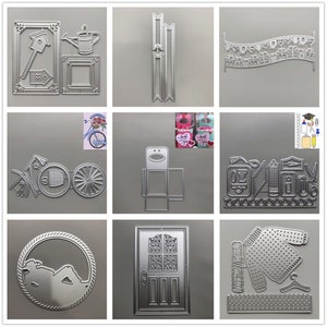 22 Design 2022 NEW Vehicle Box Metal Cutting Dies DIY Scrapbooking Embossing Paper Photo Album Crafts Templates Mould Stencils