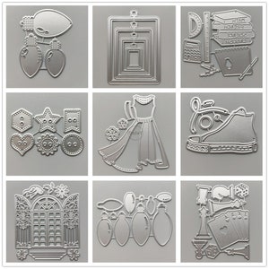 26デザイン 2022 新着 学校服 金属カッティングダイ DIY スクラップブッキング ペーパー フォトアルバム クラフト モールド パンチ エンボス ステンシル
