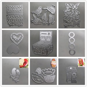 26 Design 2022 NEUE Tier Box Metall Stanzformen DIY Scrapbooking Prägung Papier Fotoalbum Handwerk Vorlagen Mould Schablonen
