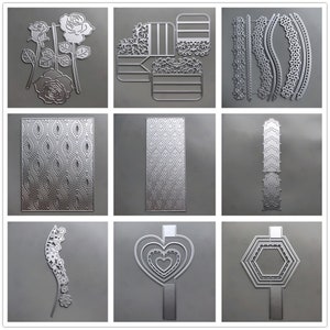 28 Design 2022 NUOVO Sfondo Fustelle in metallo Fai da te Scrapbooking Goffratura Carta Album fotografico Artigianato Modelli Stampo Stencil