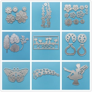 27 Design 2022 NEUE Blumen Tiere Metall Schneiden Stirbt DIY Scrapbooking Papier Fotoalbum Handwerk Mould Punch Prägung Schablonen