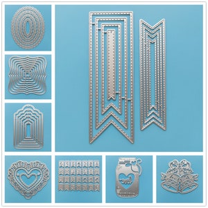 26 Design 2022 NEW Bookmark Border Metal Cutting Dies DIY Scrapbooking Paper Photo Album Crafts Mould Punch Embossing Stencils