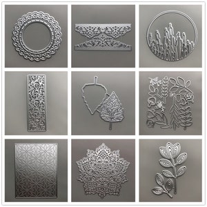 28 Design 2022 NEW Flowers Leaves Metal Cutting Dies DIY Scrapbooking Embossing Paper Photo Album Crafts Templates Mould Stencils