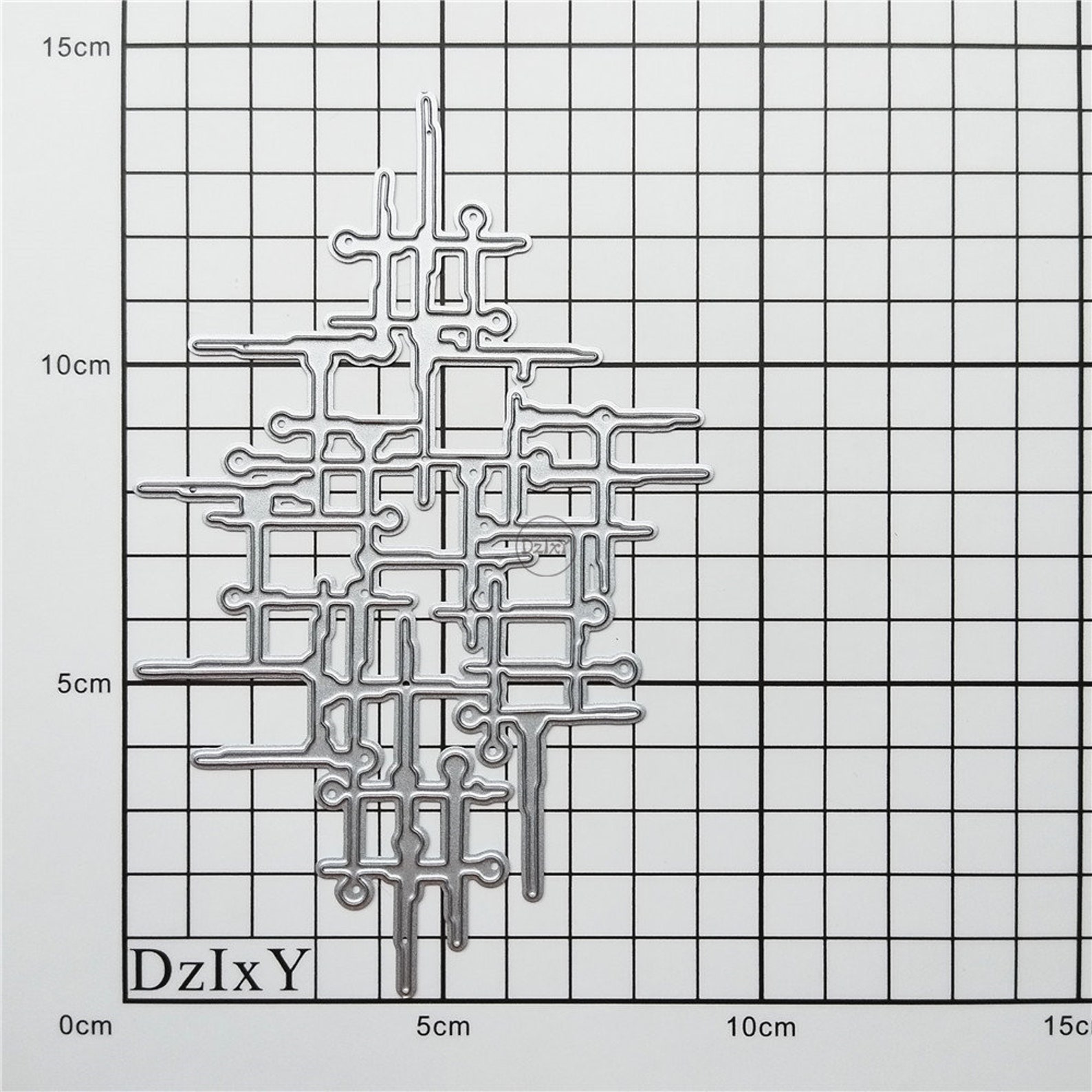 Dzixy Irregular Grid Metal Cutting Dies for Card Making Paper Embossing ...