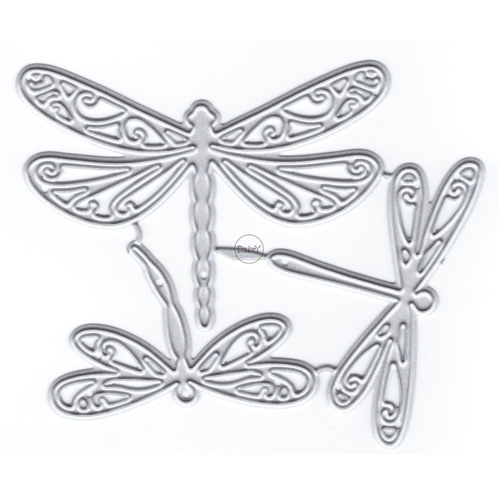 Dzixy Overlap Dragonfly Metal Cutting Dies for Card Making Paper ...