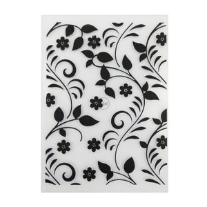 Dossiers de gaufrage d'arrière-plan de fleurs et de feuilles, pour Scrapbooking, cartes d'album en papier, fournitures de fabrication de pochoirs en plastique 3D, artisanat, nouvelle collection 2023
