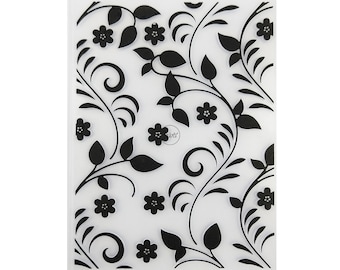 2023 NIEUWE Bloemen Bladeren Achtergrond Embossing Mappen voor Scrapbooking Papier Album Kaarten Maken Benodigdheden 3D Plastic Stencils Ambachten