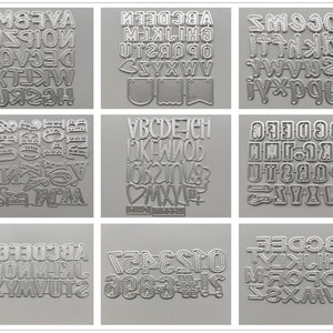 28 Ontwerp 26 metalen stansmessen Engels alfabet • 2022 NIEUW stansmessen voor kaarten maken • DHZ reliëfstansvormen • Sjablonen voor scrapbooking