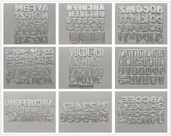 28 Design 26 English Alphabet Metal Cutting Dies • 2022 NEW Die Cuts for Cards Making • DIY Embossing Die Cuts • Scrapbooking Paper Stencils