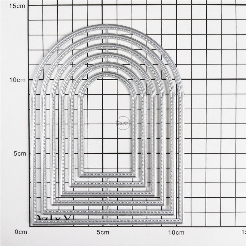 Dzixy Arched Border Metal Cutting Dies for Card Making Paper Embossing ...