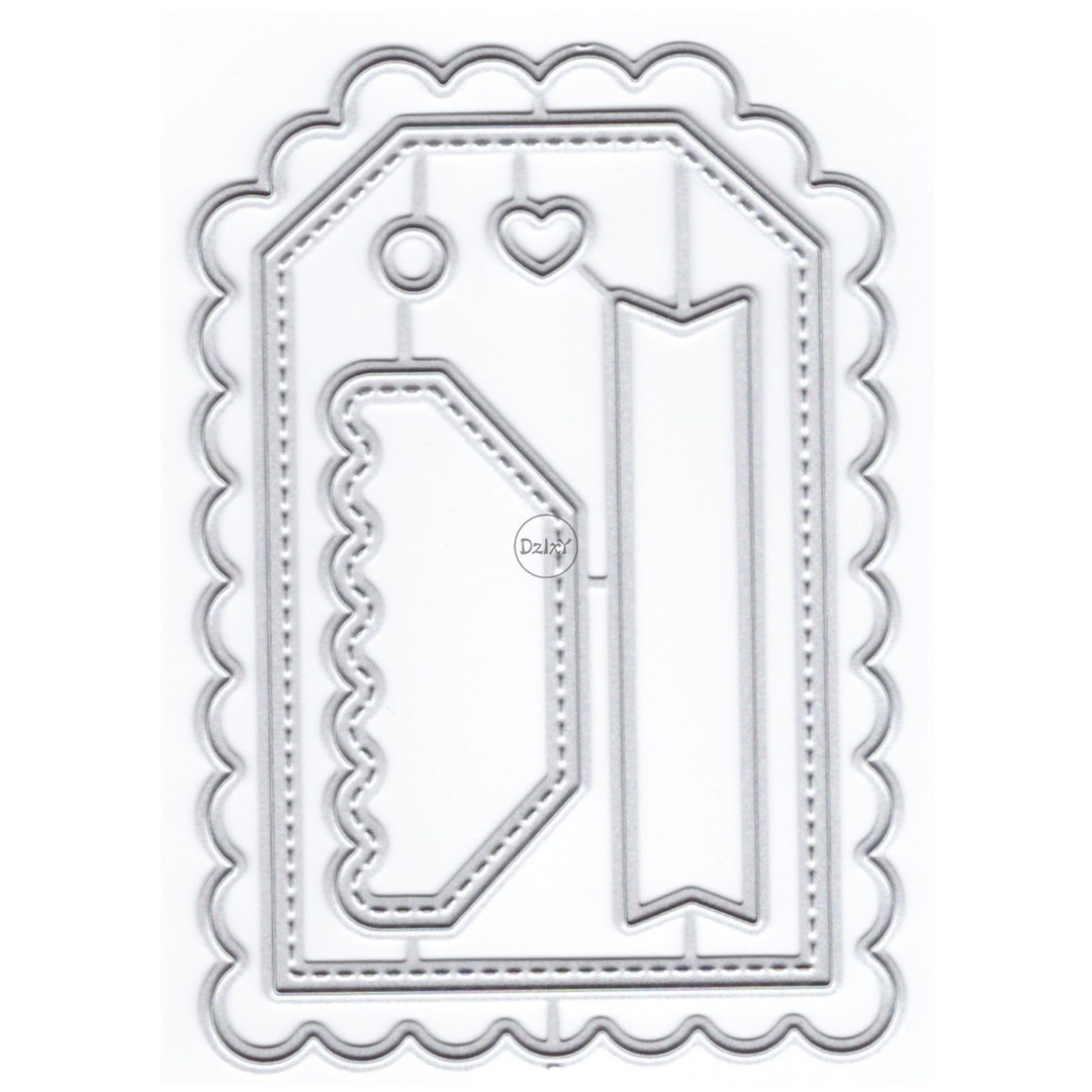 Dzixy Lace Frame Metal Cutting Dies for Card Making Paper Embossing Die ...