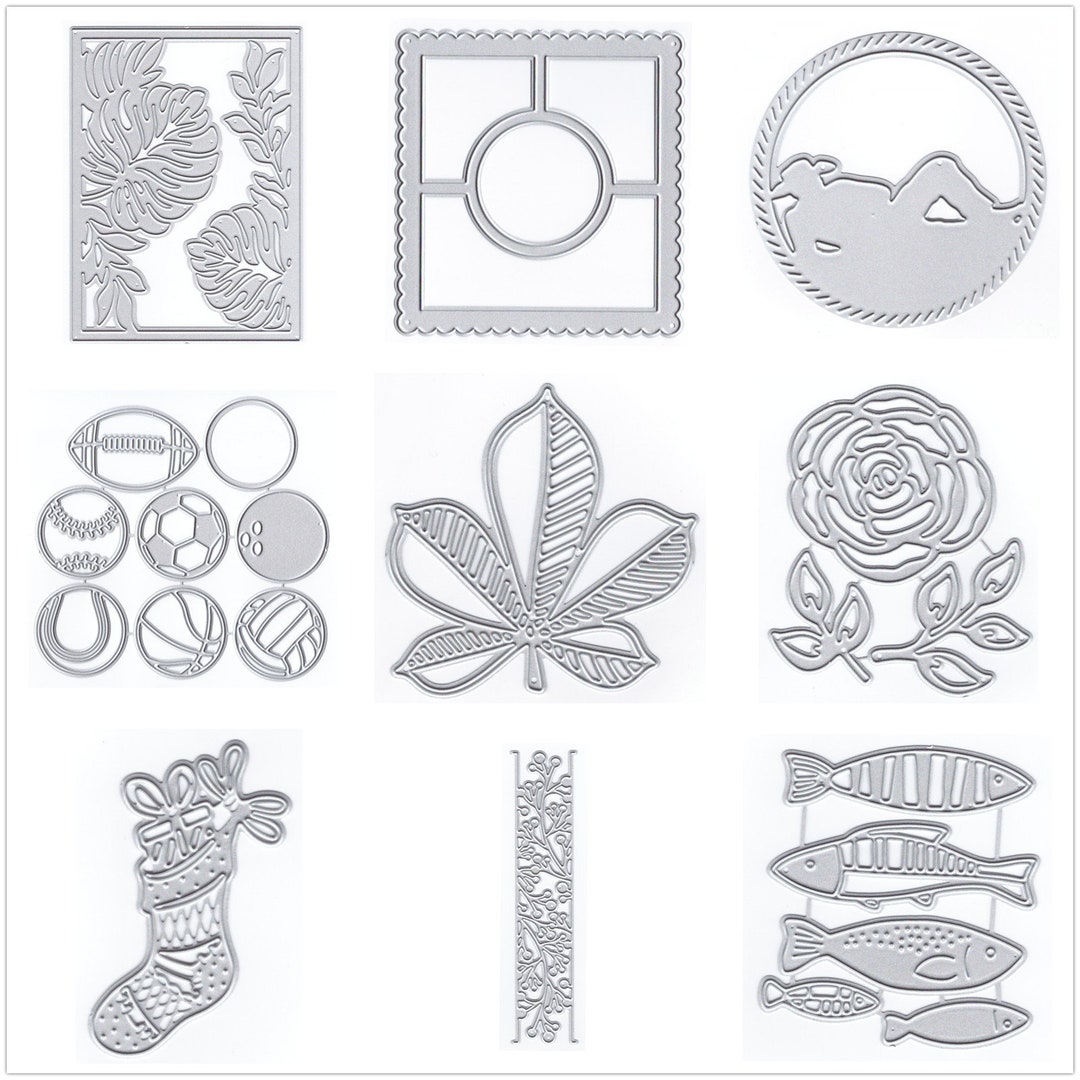 29 Design Animal Background Metal Cutting Dies for Card Making Paper ...