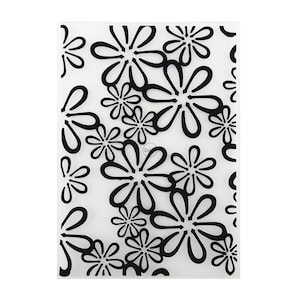 Dossiers de gaufrage d'arrière-plan de fleurs, pour Scrapbooking, cartes d'album en papier, fournitures de fabrication, pochoirs en plastique 3D, artisanat, nouvelle collection 2023
