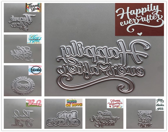 3pcs Painted Background Metal Die Cuts For Card Making,Square Frame...