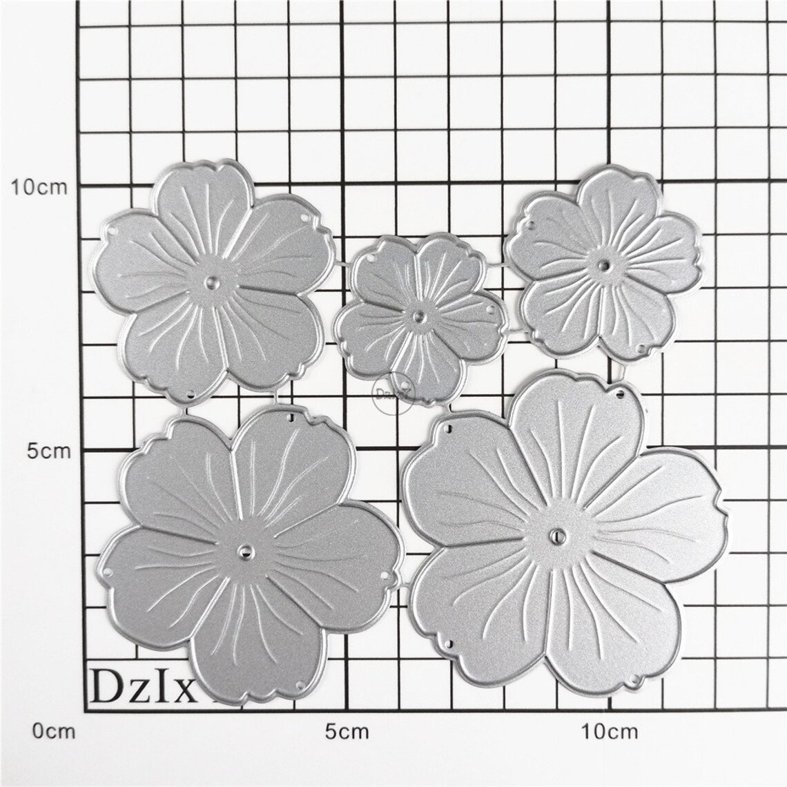Dzixy Flower Petals Metal Cutting Dies for Card Making Paper Embossing ...
