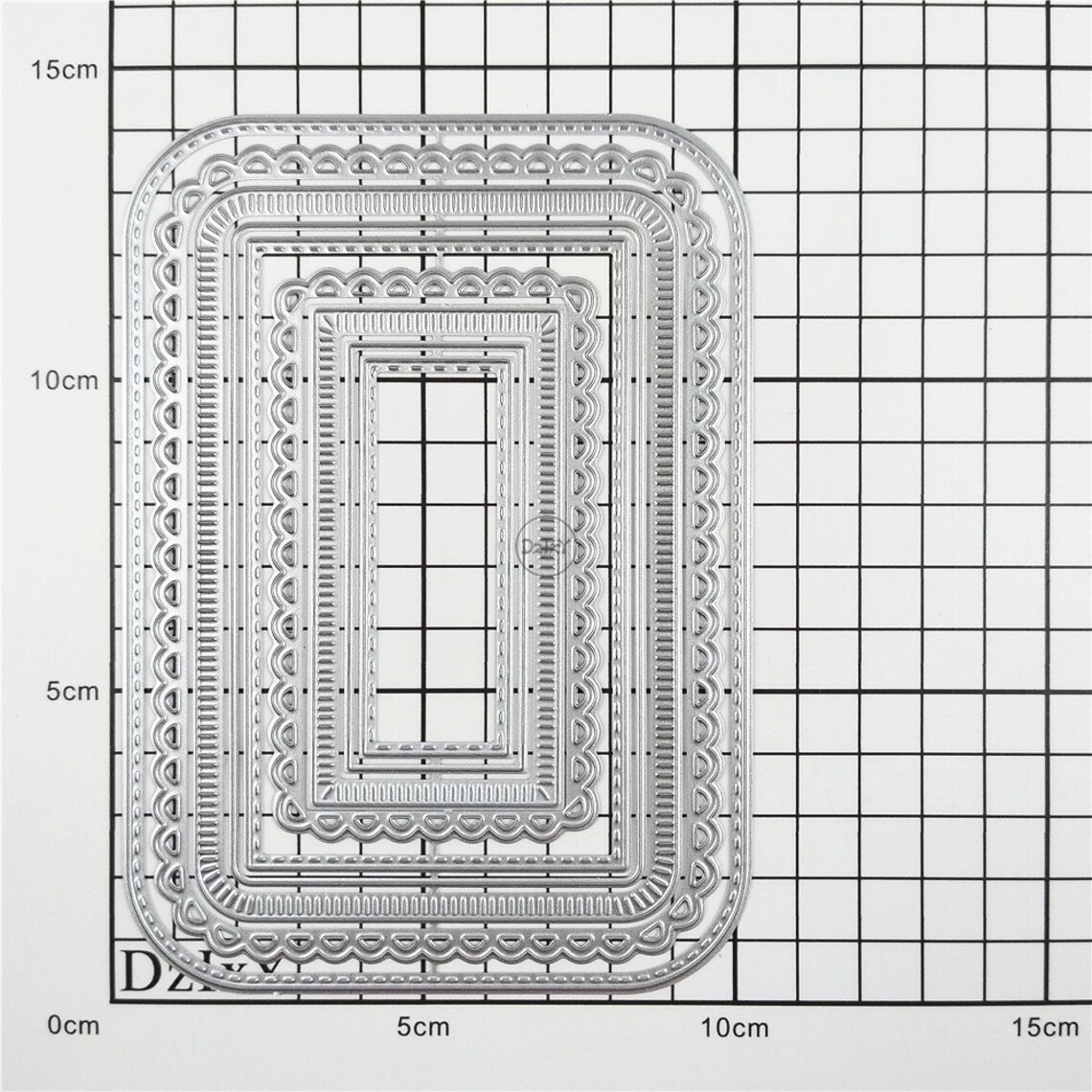 Dzixy Rectangular Border Metal Cutting Dies for Card Making Paper ...