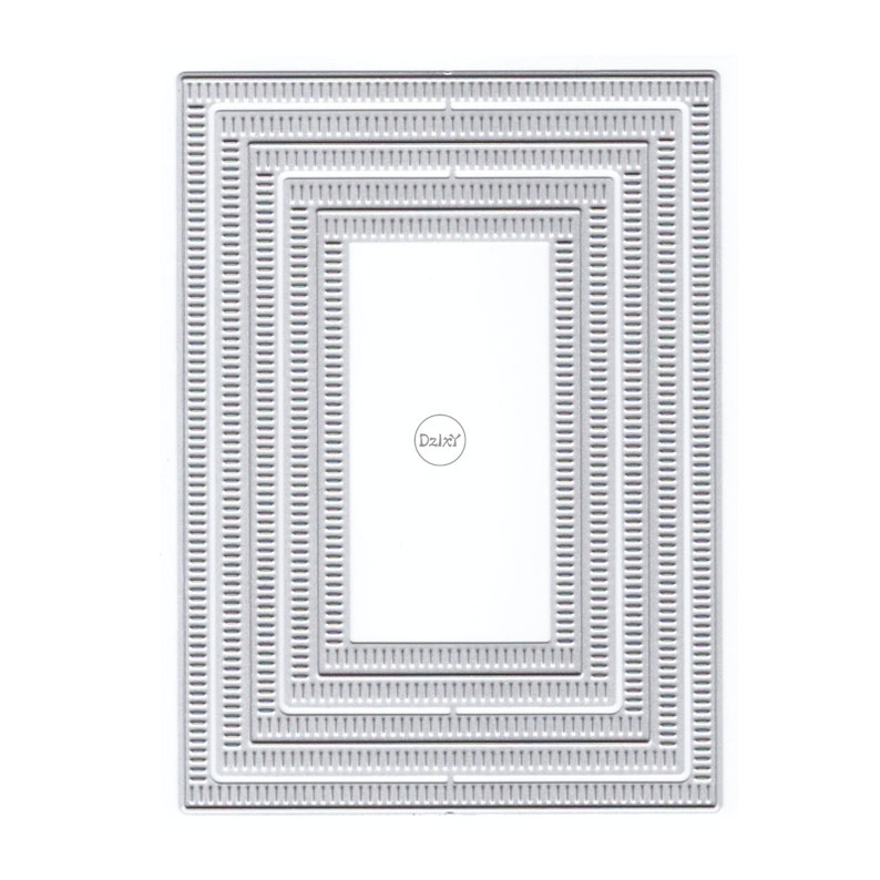 Dzixy Rectangle Border Metal Cutting Dies for Card Making Paper ...
