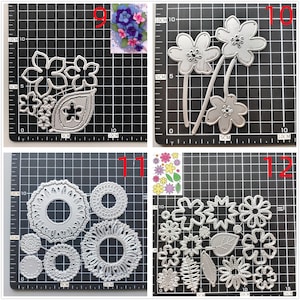 26 Design Flowers Metal Cutting Dies • 2022 NEW Die Cuts for Cards ...