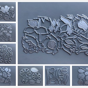 29 Design Blumen Blätter Metallstanzformen • 2022 NEU Die Cuts für die Kartenherstellung • DIY Präge Stanzen • Scrapbooking Papier Schablonen