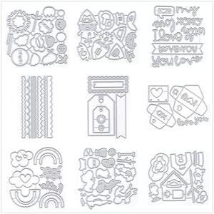 23 fleurs design mots anglais matrices de découpe en métal pour la fabrication de cartes gaufrage du papier ensembles de découpes Album 2024 nouveaux modèles pochoirs