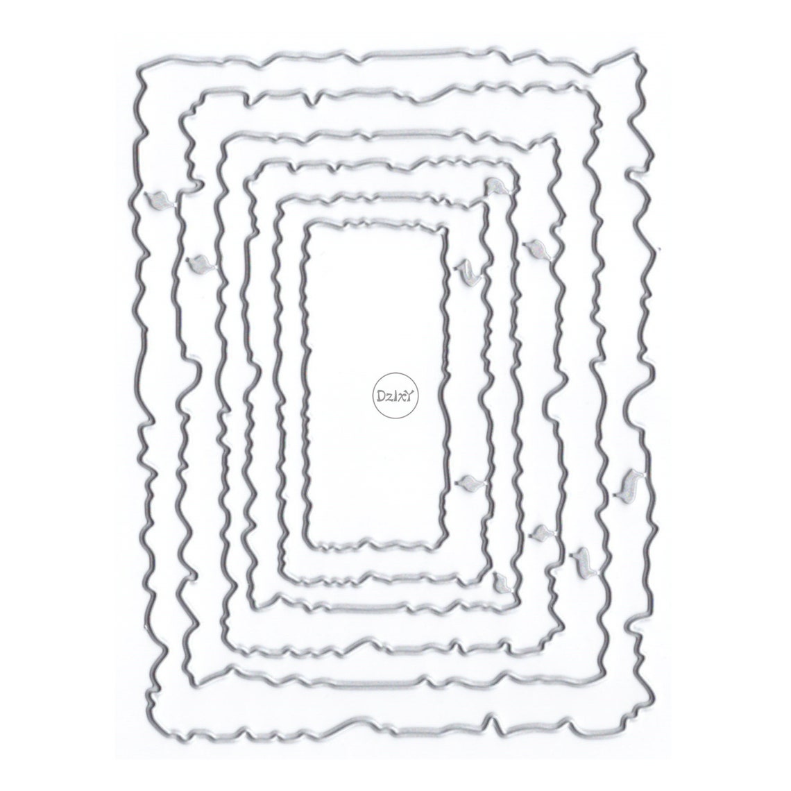 Dzixy Flower Border Metal Cutting Dies for Card Making Paper Embossing ...