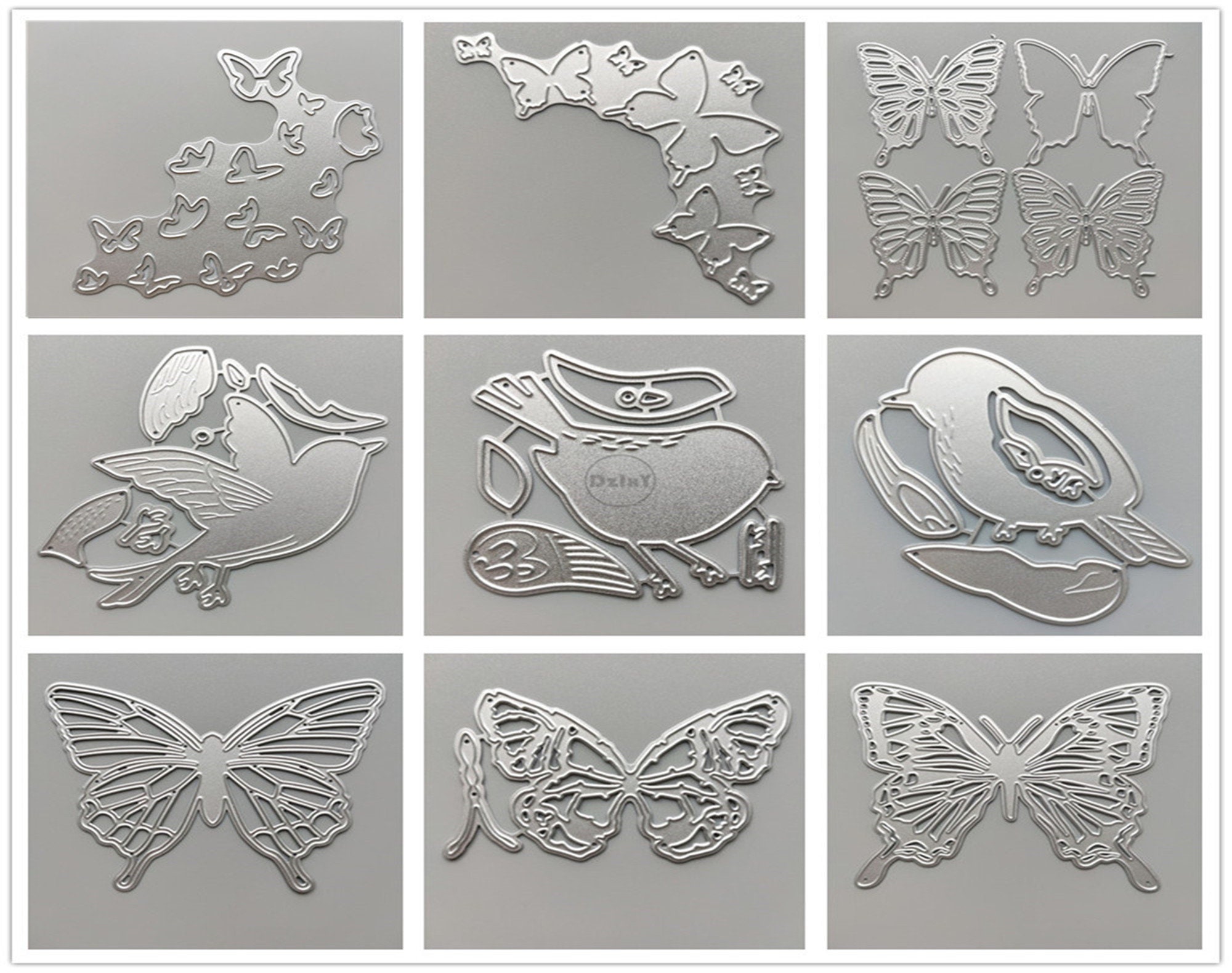Scrapbooking Stanzform Schmetterling: Aus Karbonstahl, Silber, 13,1x8,2 Cm – Perfekt Für DIY-Geschenkboxen & Bastelprojekte