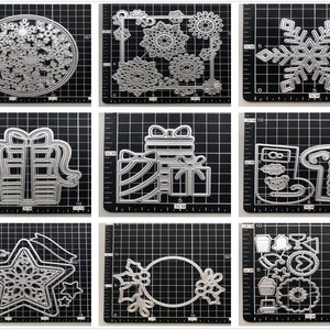 22 Design 2022 NEW Christmas Metal Cutting Dies • 2022 NEW Die Cuts for Cards Making • DIY Embossing Die Cuts • Scrapbooking Paper Stencils