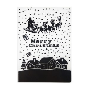 Carpetas en relieve de Feliz Navidad para papel de álbum de recortes, confección de tarjetas, suministros, plantillas de plástico 3D para manualidades, novedad de 2023