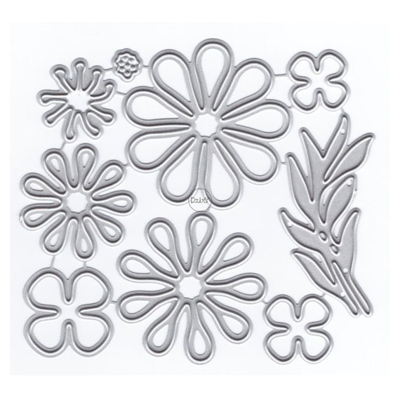 5-teiliges Stanzschablonen-Set Für Fenstervorhänge – Perfekt Für Scrapbooking, Kartenbasteln & DIY-Projekte