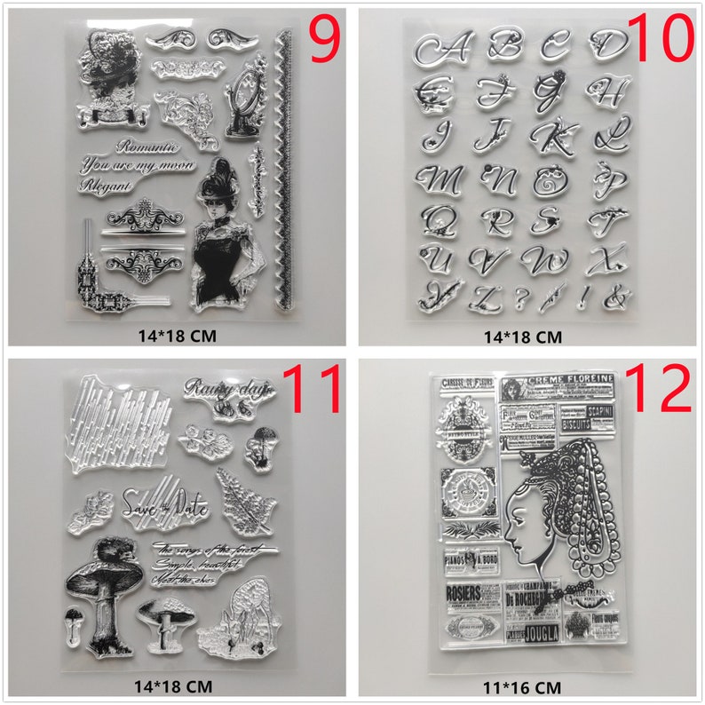 26 Design 2022 Flowers and Birds Clear Stamps DIY Scrapbooking Craft ...