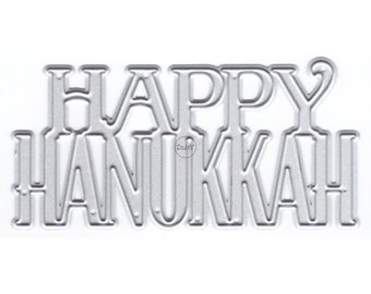 DzIxY ハッピーハヌカ メタルカッティングダイス カード作り 紙エンボス加工 ダイカットセット アルバムクラフト 2023 新テンプレート ステンシル