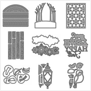 29 Design Weihnachtsvogel Metall Stanzformen für Kartenherstellung Papier Präge Stanzen Sets Album 2024 Neue Vorlagen Schablonen