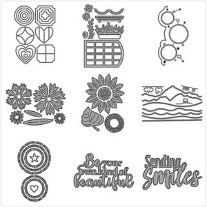 29 Design Patchwork Fleurs Mots Matrices De Découpe En Métal Pour La Fabrication De Cartes Papier Gaufrage Découpes Ensembles Album 2024 Nouveaux Modèles Pochoirs