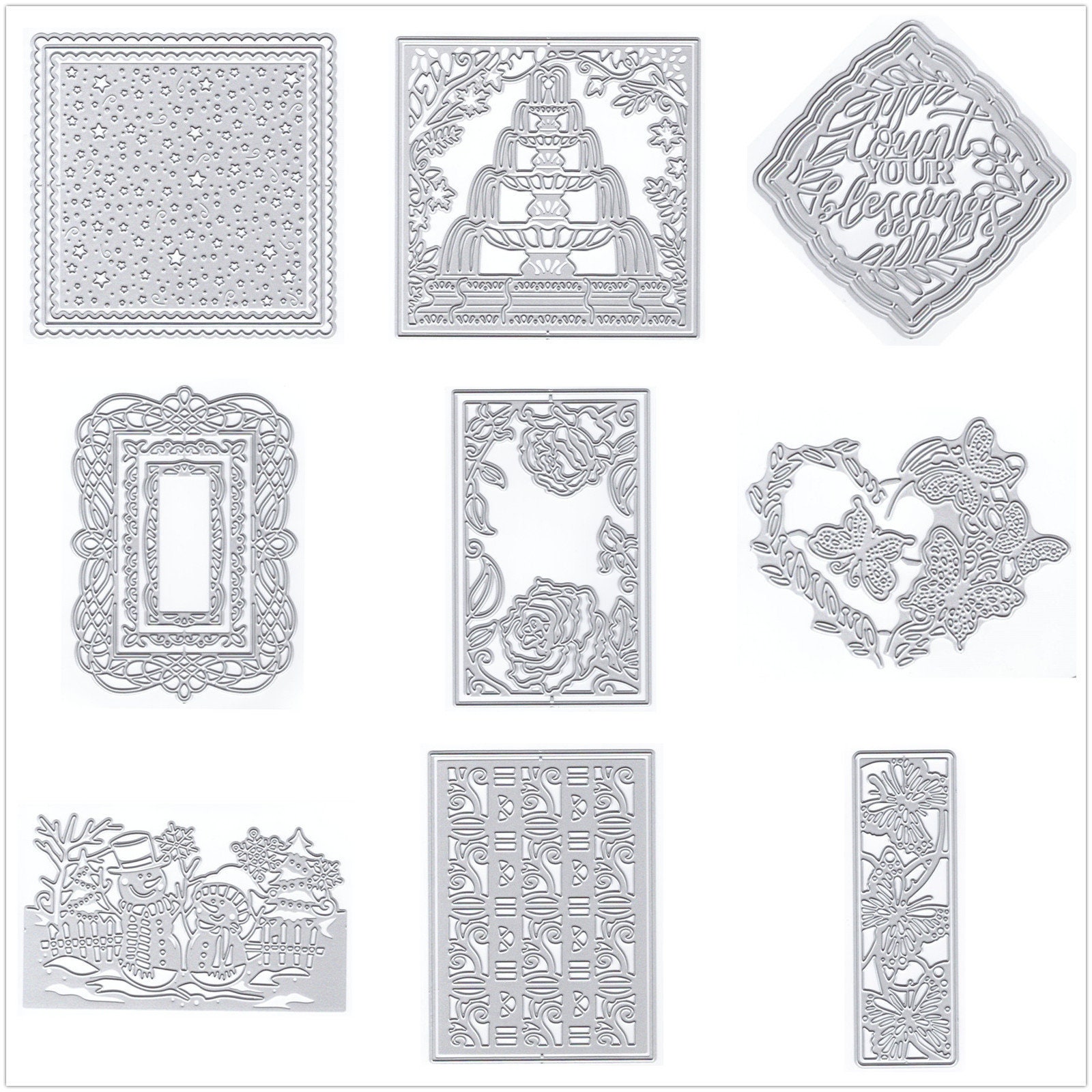 29 Design Background Lace Metal Cutting Dies for Card Making Paper Embossing Die Cuts Sets Album 2024 New Templates Stencils