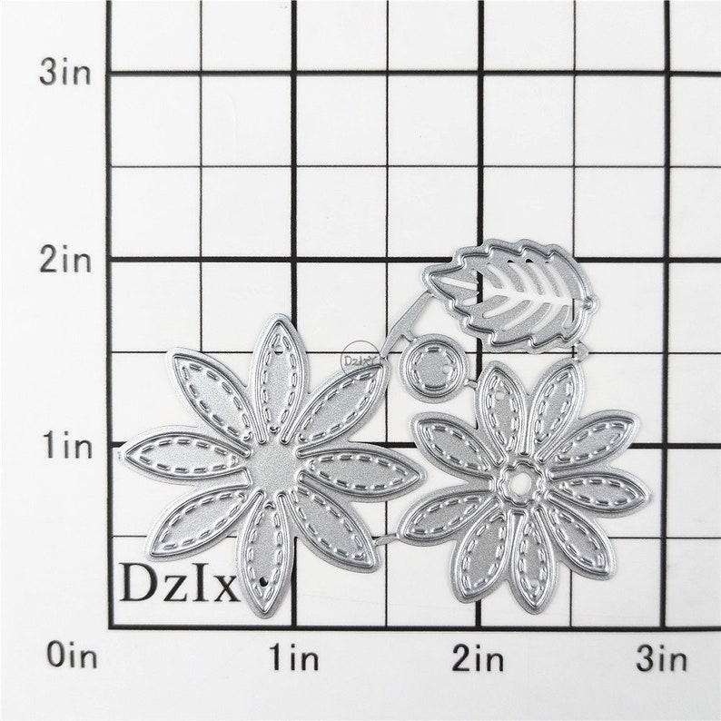 Dzixy Combination Flowers Metal Cutting Dies for Card Making Paper ...