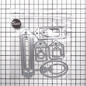Geometry Background Metal Cutting Dies - DIY Scrapbooking Templates For Cards & Photo Albums