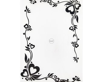 2023 NOWE Tłoczenie Love Lace Tłoczenie Foldery do Scrapbookingu Papier Album Karty Materiały do Tworzenia 3D Plastikowe Szablony Rzemiosło