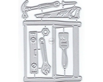 DzIxY Tool Box Metal Cutting Dies for Card Making Paper Embossing Die Cuts Sets Album Crafts 2023 New Templates Stencils