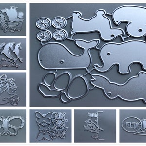 29 Design Tiere Haustiere Metallstanzformen • 2022 NEU Die Cuts für die Kartenherstellung • DIY Präge Stanzen • Scrapbooking Papier Schablonen